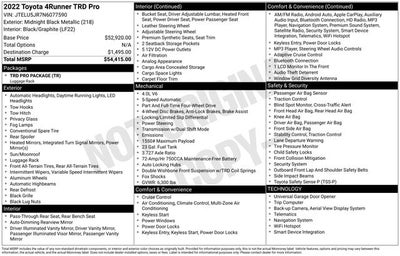 2022 Toyota 4Runner TRD Pro