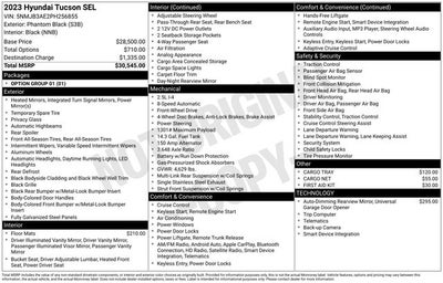 2023 Hyundai Tucson SEL