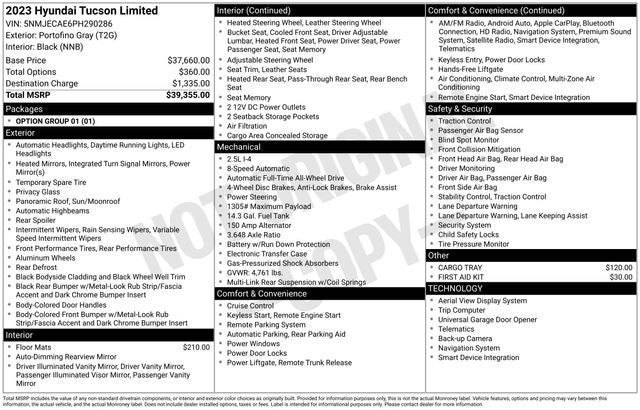 2023 Hyundai Tucson Limited