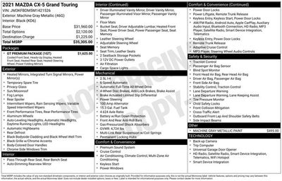 2021 Mazda Mazda CX-5 Grand Touring
