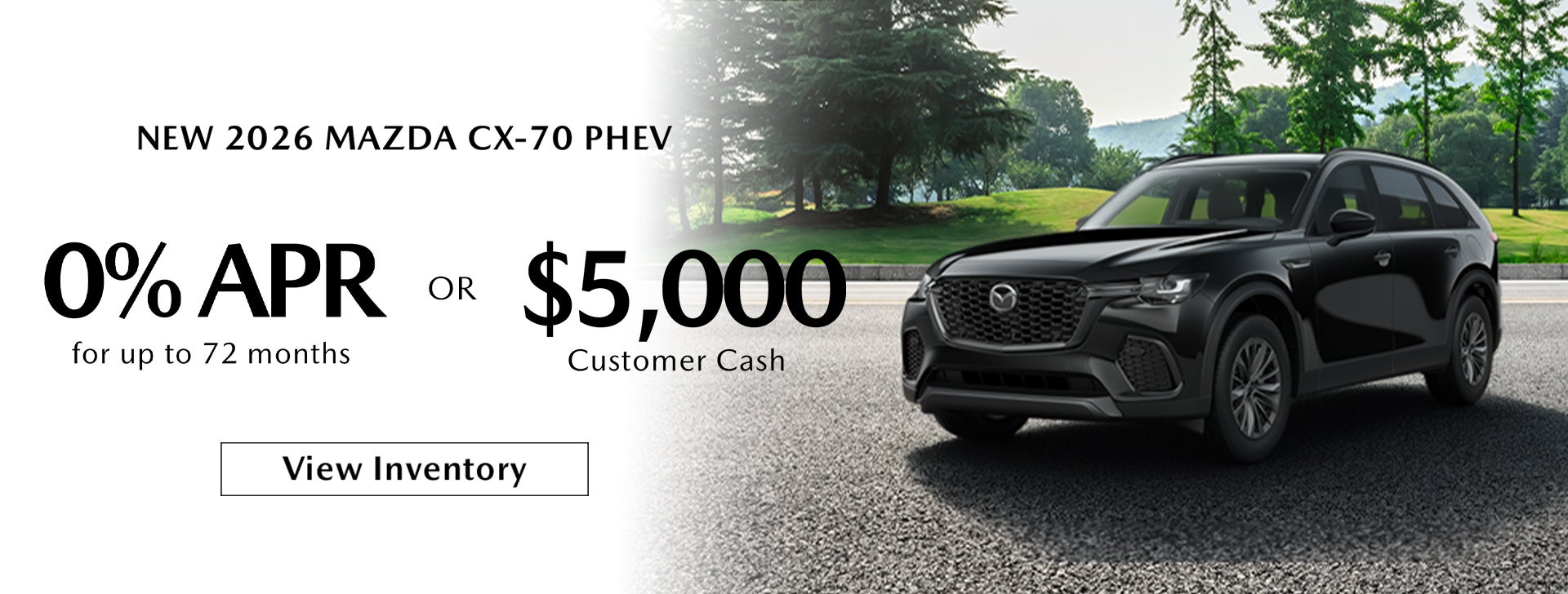 New 2026 Mazda CX-70 PHEV