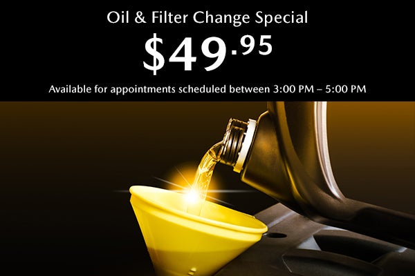 Oil & Filter Change Special