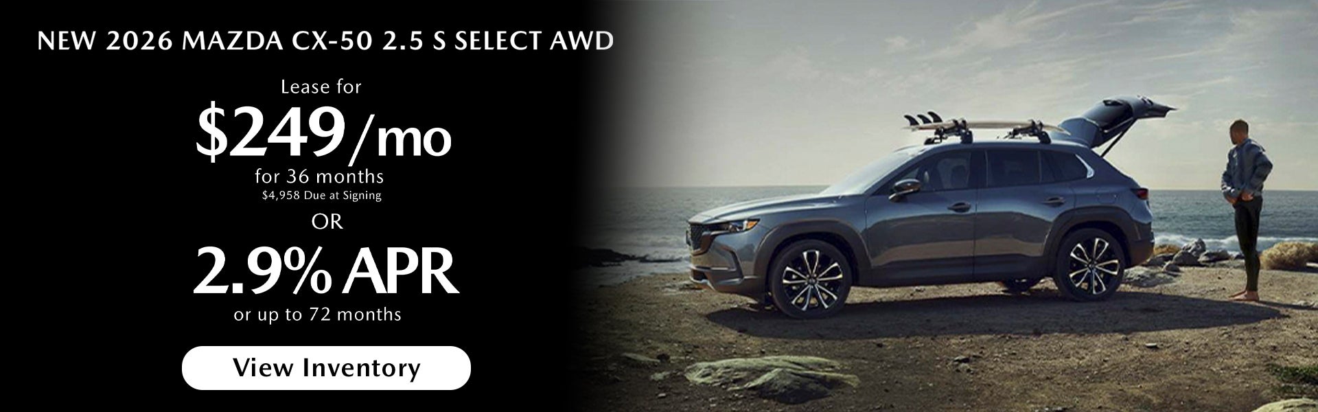 New 2026 Mazda CX-50 2.5 S Select AWD